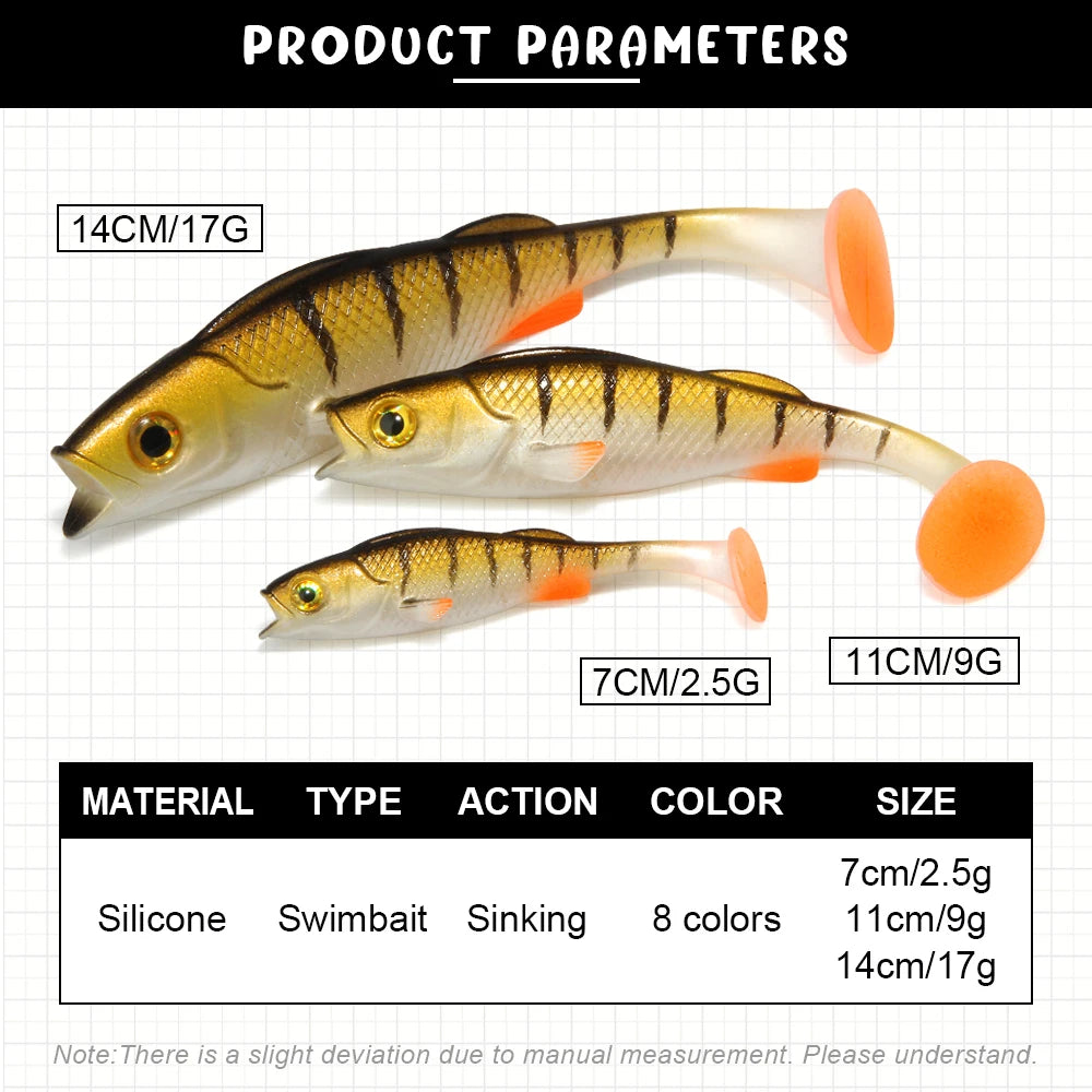 SPINPOLER™ – UV-aktiver Softbait Shad