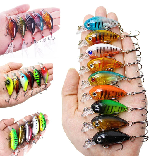 Crankbait Set mit verschiedenen Wobbler