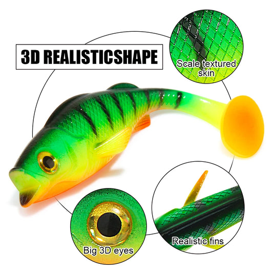 SPINPOLER™ – UV-aktiver Softbait Shad